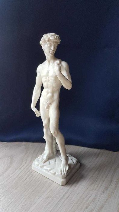 cadou rar regele David de Michelangelo semnat A.Santini 1960 Italia
