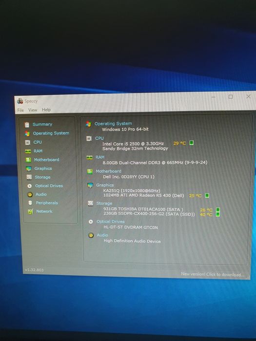 Vand pc  i5 2500 3.30ghz.