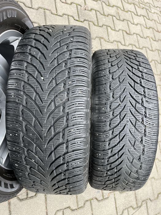 Jante 5x112mm, anvelope iarna 235/55 R18, VW Tiguan Audi Q3 Seat Skoda