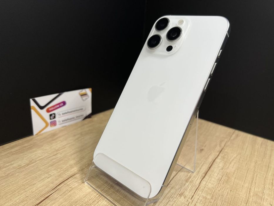 Iphone 16 Pro Max 1Tb White Titanium Second-Hand Foarte Bun 3 ani gara