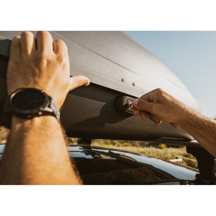 Cutie portbagaj G3 All Time 480 Gri inchis, 193x74x37cm, 390L