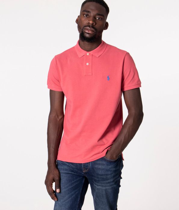 Polo Ralph Lauren Custom Slim Fit Mesh Polo Shirt