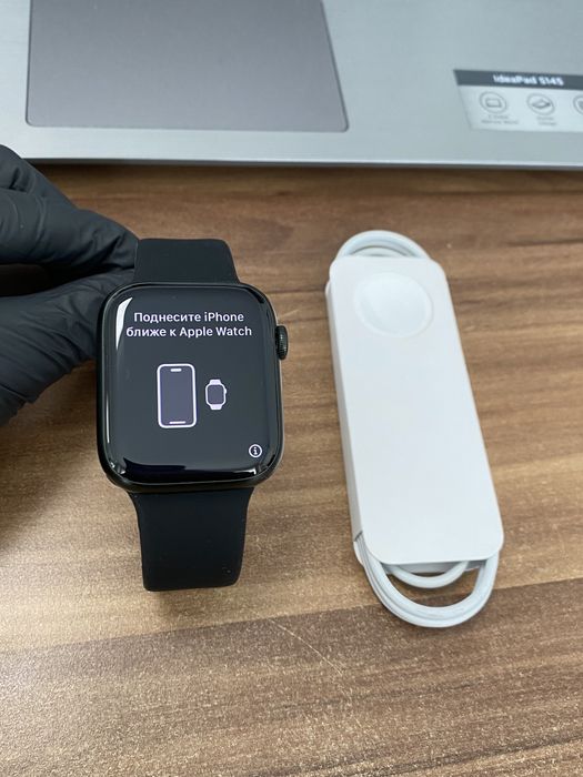 Apple Watch Seria 7 / Green / GPS + Cellular/ 45 mm / Impecabil |