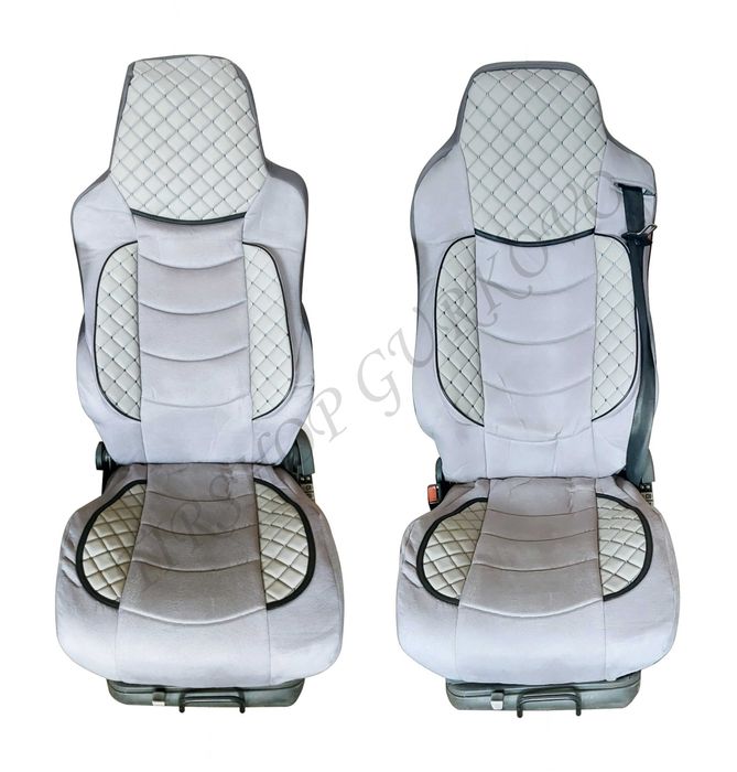 Тапицерия за камиони,кожа плюс плат DAF XF/CF/LF