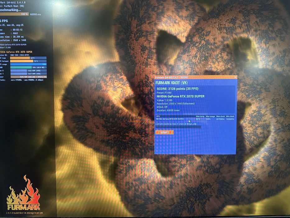 Rtx 2070 super asus rog strix