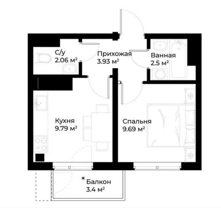 узбум от golden house Жк Oz Zamin 1х ком коробк по супер цене 1х ком;