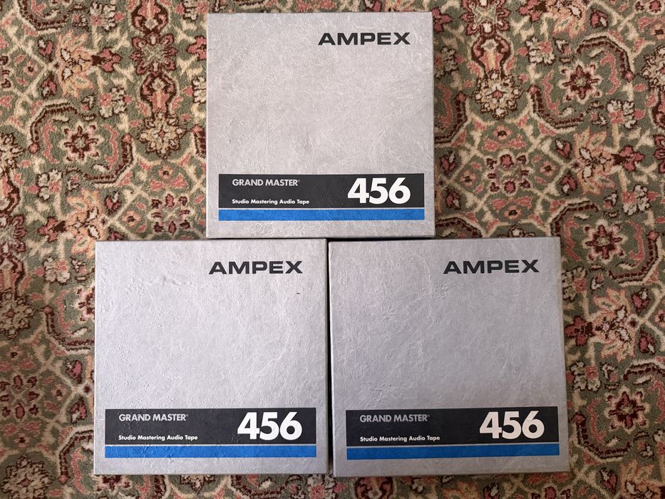 magnetofon AMPEX 456 Grand Master 1/2" Role metalice