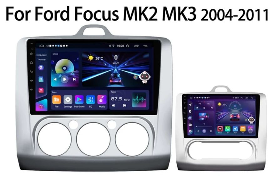 Ford Focus мултимедия Android GPS НАВИГАЦИЯ Carplay Android auto