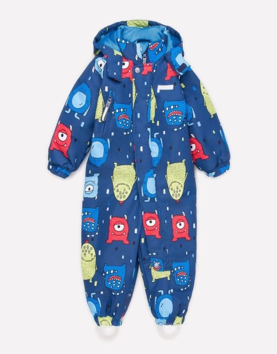 Комбез , шапка, шарф 62-68см