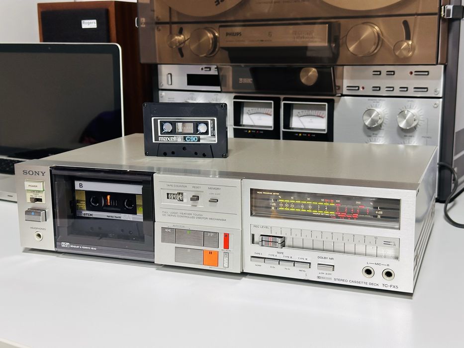 Deck SONY TC-FX5,sendust&Ferrite Head,digital,sunet foarte bun,Japan