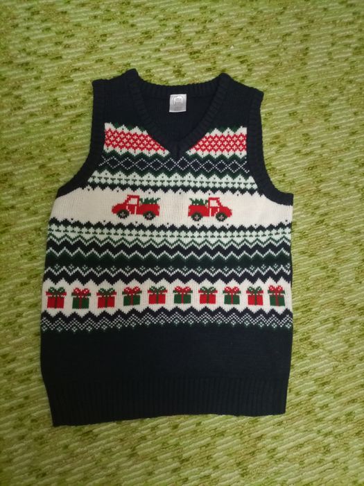 Детско елече с коледни мотиви