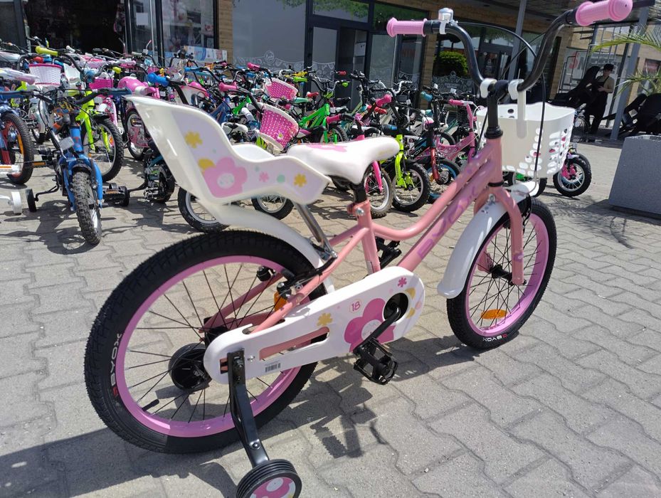 BYOX Велосипед 18" QUINCY розов