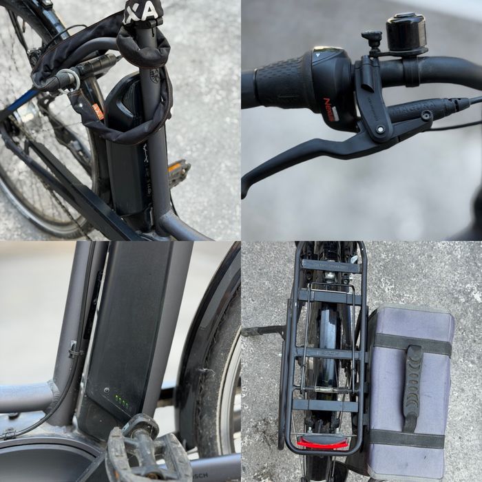 Електрически велосипед BOSCH HERCULES LYON F7 – 400Wh, SHIMANO NEXUS 7