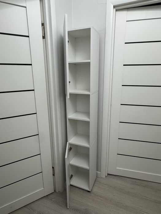 Шкаф пенал, новый шкаф пенал белого цвета