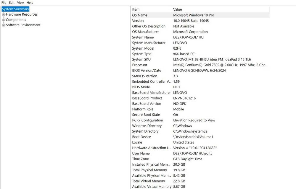 Laptop Lenovo IdeaPad 3 SSD 1 Tb samsung, 20 Gb RAM, Win10, Office Pro