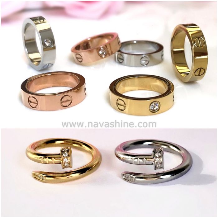 Пръстени Cartier Love и Juste un Clou, Пръстен пирон и халка - стомана