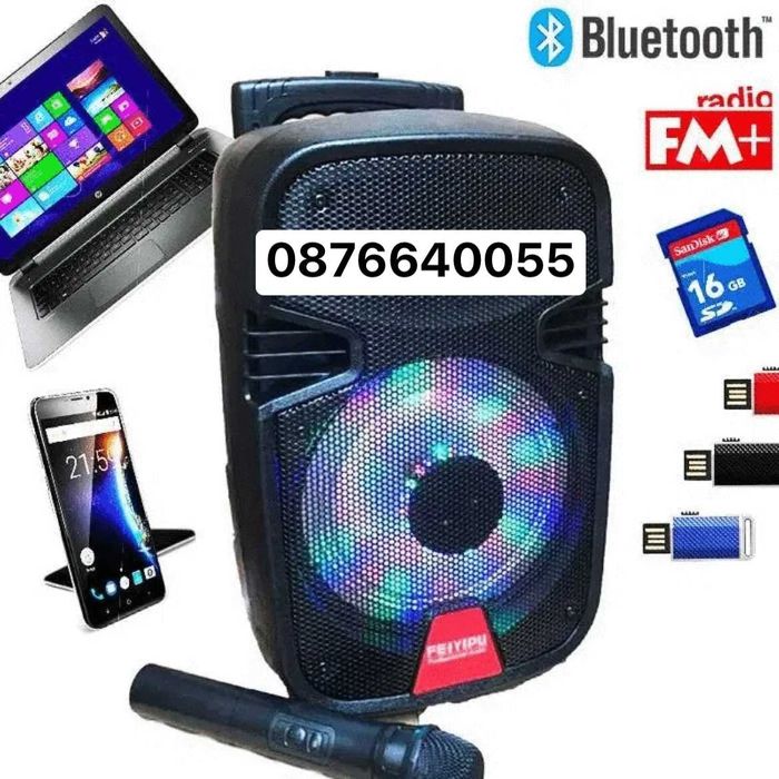 Безжична тонколона Feiyipu 8? ES-82 с безжичен микрофон