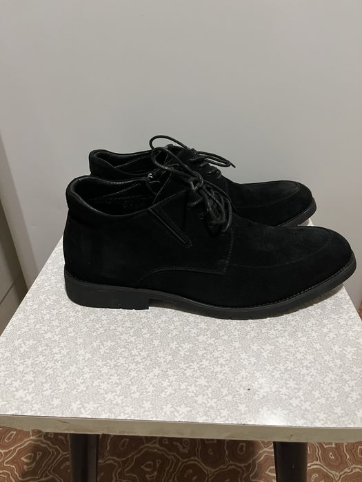 Ботинки осенние замшевые