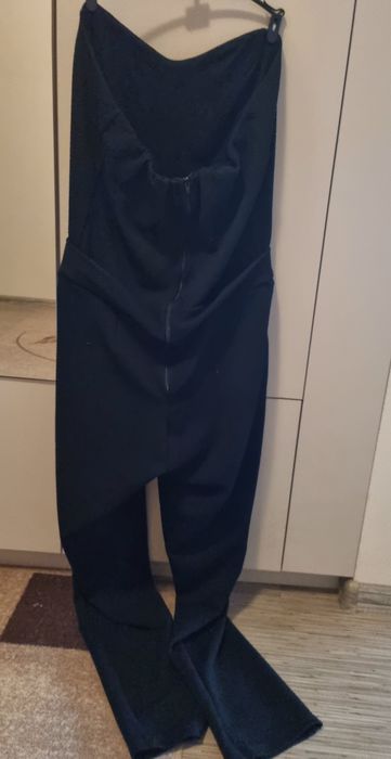 Черен дълъг гащеризон