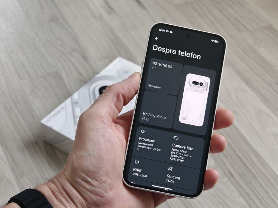 Nothing Phone (4a) NOU cu 12 + 256 GB