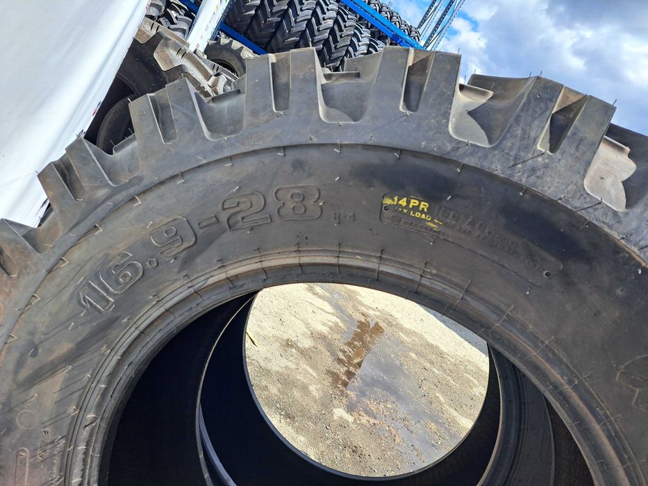 16.9-28 marca ASCENSO 14 PLY anvelope noi cauciucuri industriale