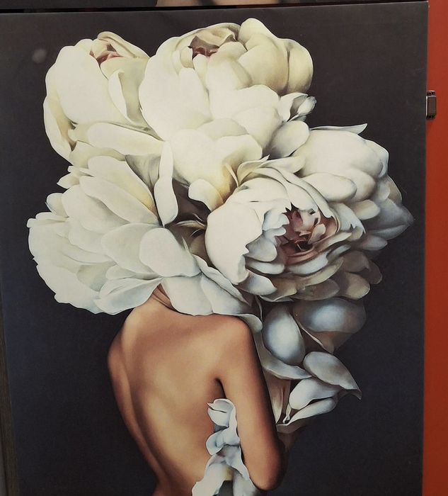 Tablou canvas alb negru