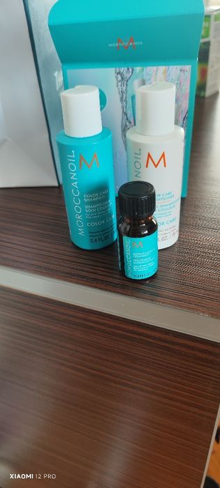 Moroccanoil travel set Комплект шампоан, балсам и олио за коса