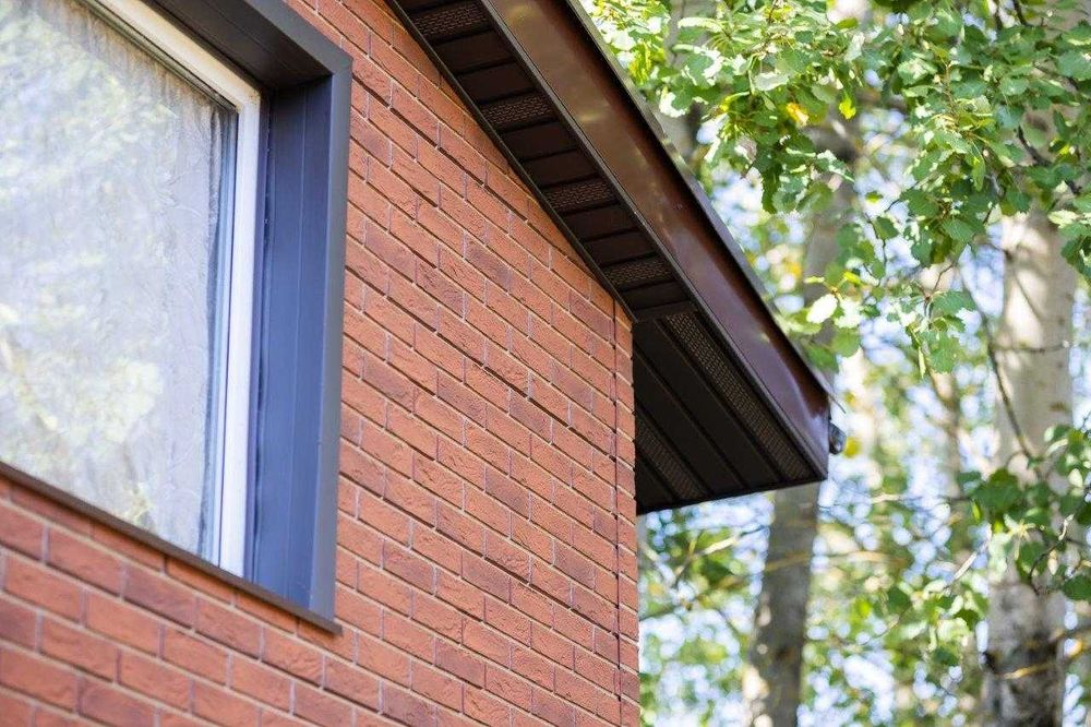 Фасадные панели Кирпич. Сайдинг, софиты, гибкая черепица, водосток.