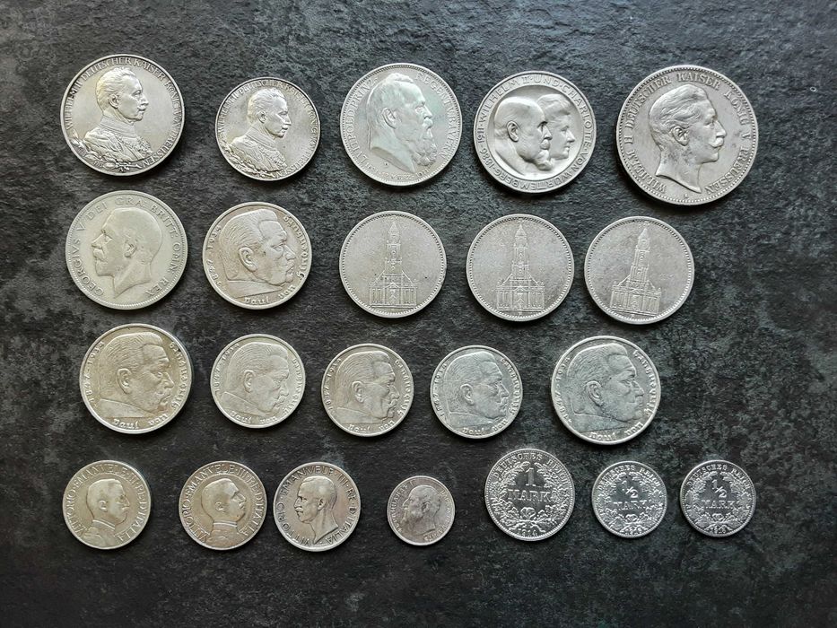 Monede argint diferite tari
