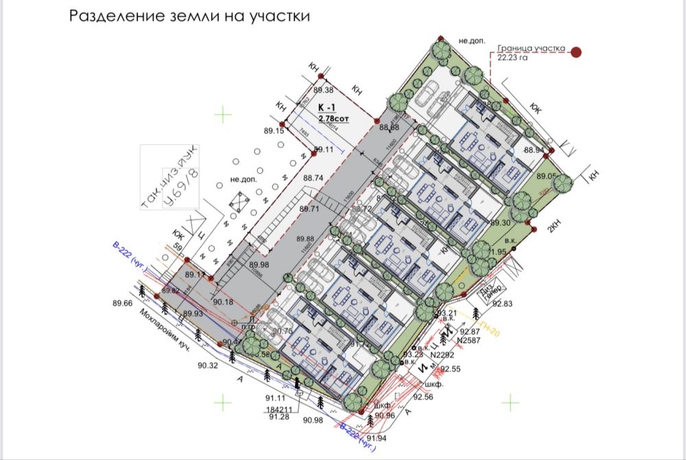 Продажа земли 22.2 сотки в центре Луначарского