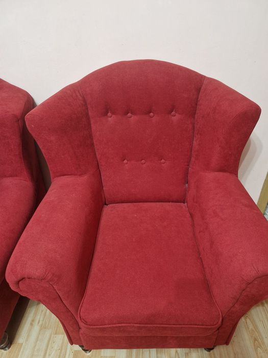 2 fotolii  culoare burgundy