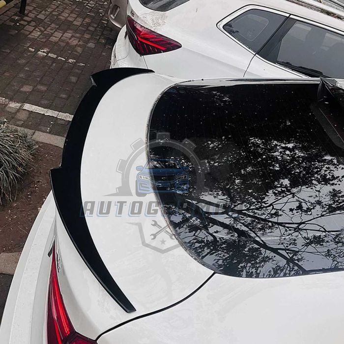 Спойлер за BMW F16 X6 M4 style черен гланц (2019+) крило нож лип