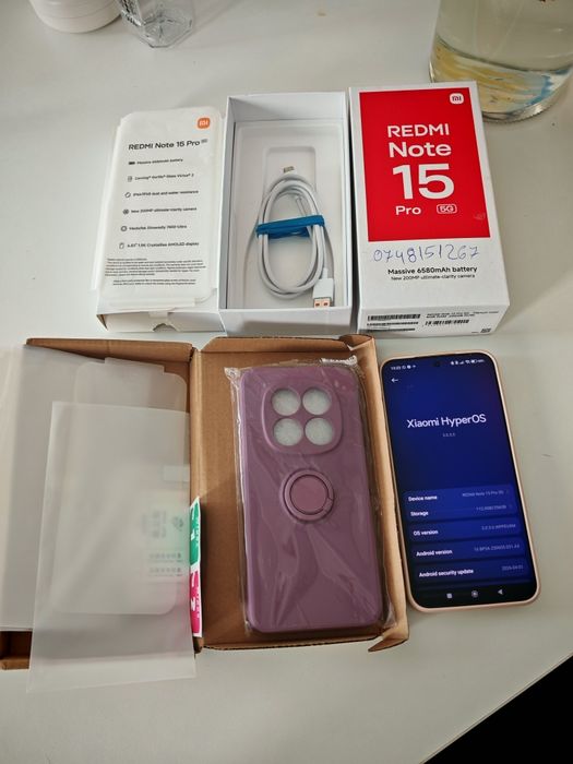 Redmi Note 15 Pro 5G 256 gb 8 gb ram
