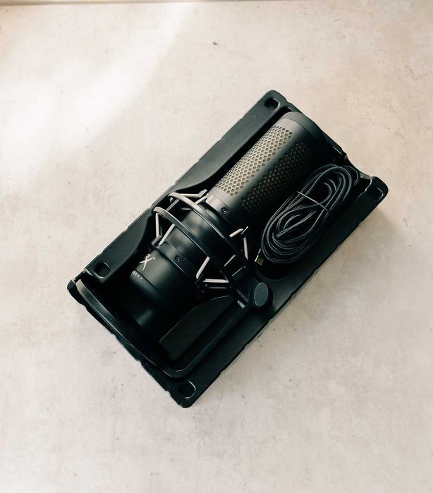 Микрофон для стримеров и геймеров HyperX QuadCast S RGB