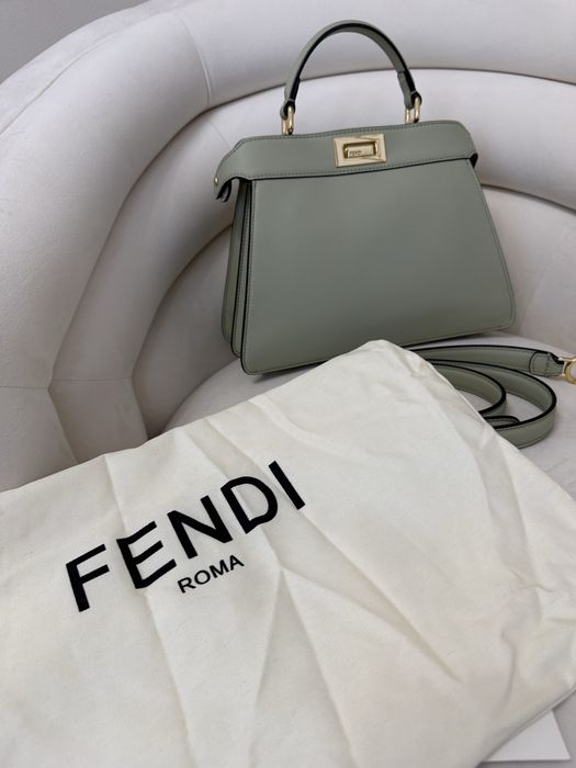 Geanta Fendi verde menta