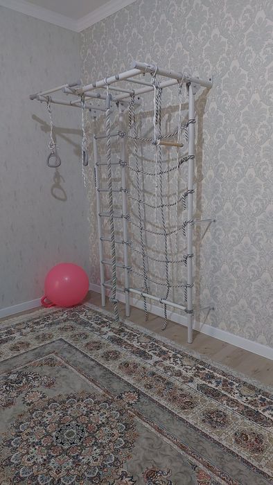 Тренажер с канатом и трапецией