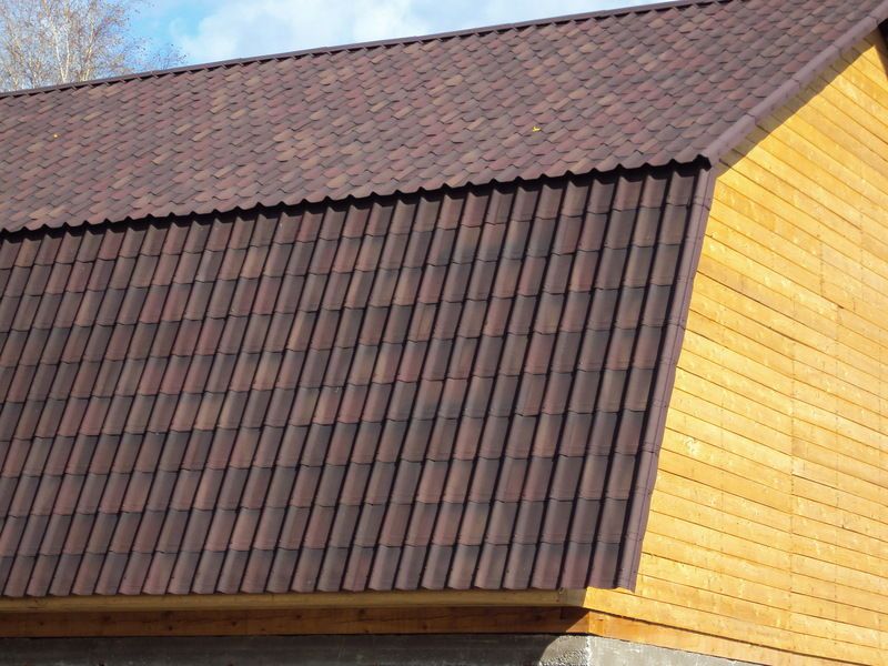 Акция! Ондувилла 3D красный, коричневый, антрацит