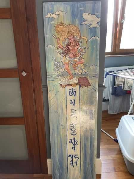 Pictura in ulei cu tema hindusa