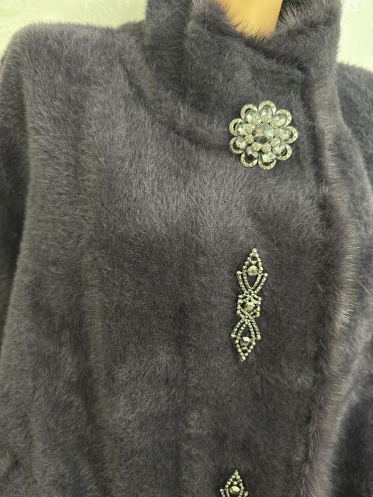 Альпака,пальто тёплая 50-52