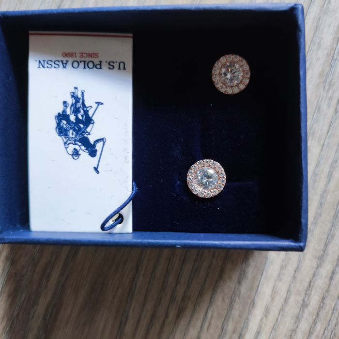 Обици с камъни цирконий J.S.Polo