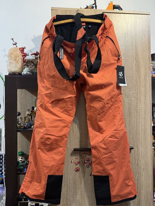 Pantaloni ski dare 2b portocalii