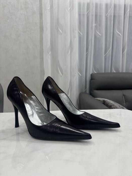 Туфли кожаные лодочки