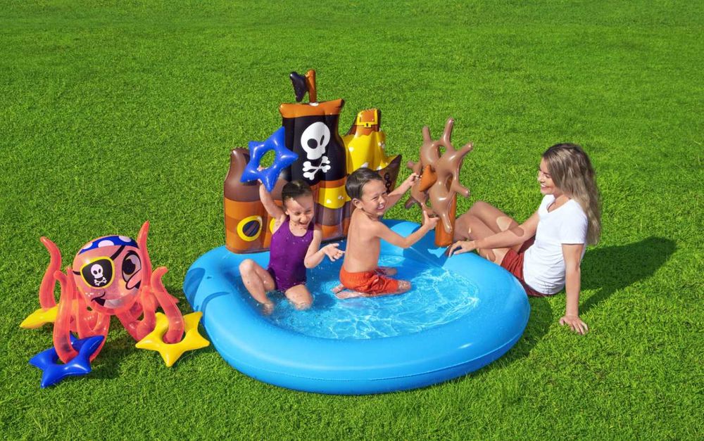 Бассейн надувной-140х130х104 см. 84 литр. Доставка бесплатно