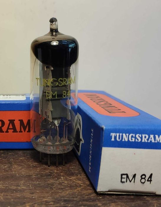 EM84, tuburi indicatoare optice "ochi magic", pentru colectionari (NOS)