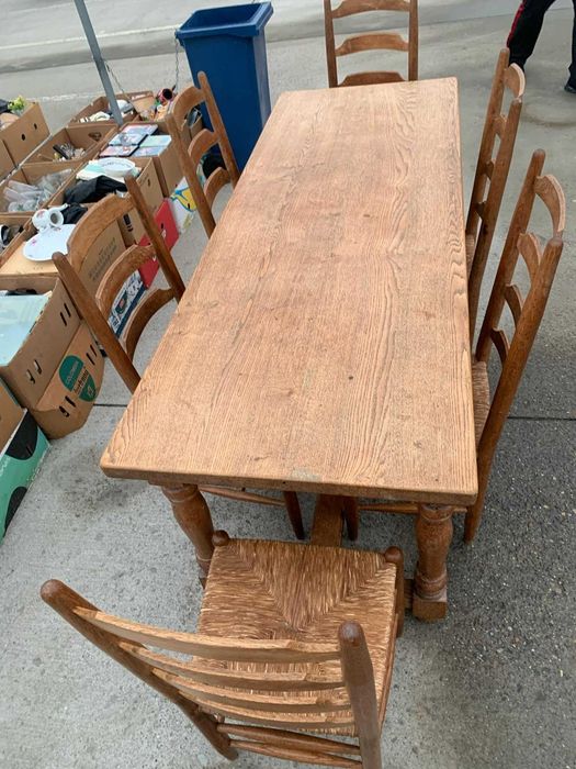 Set masa cu sase scaune