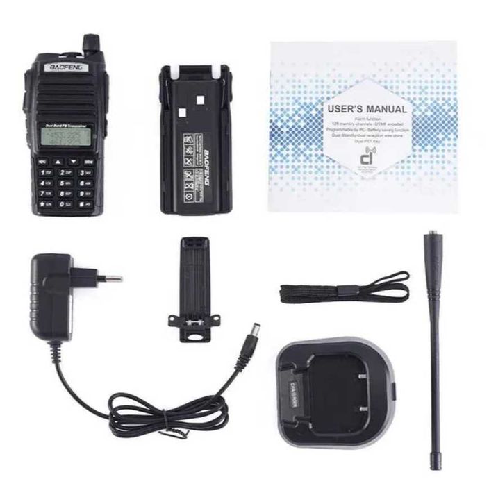 Радиостанция Baofeng UV-82 с мощност 8W - Нова!