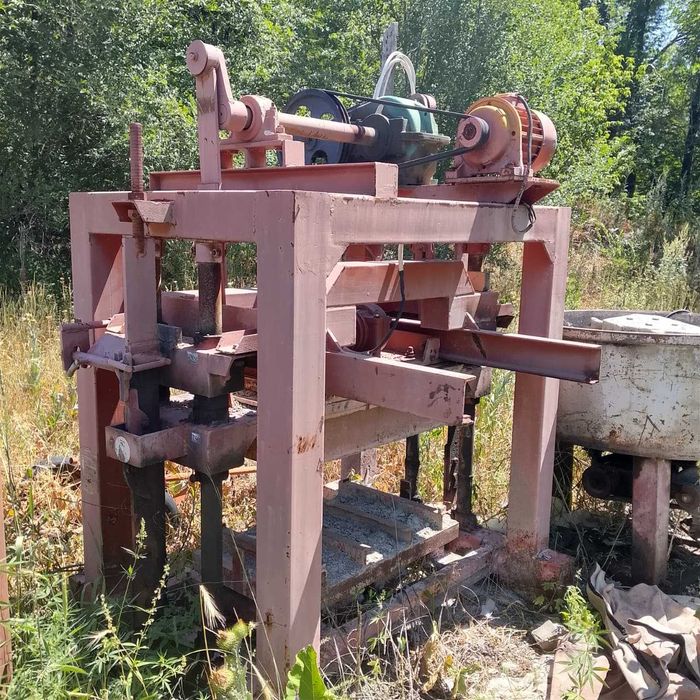 Пескоблочный станок
