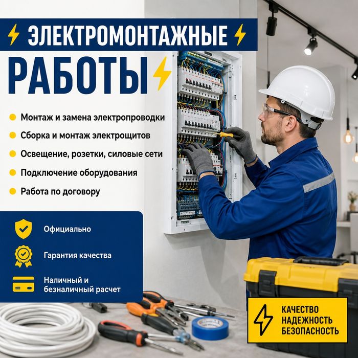 Электромонтажные работы