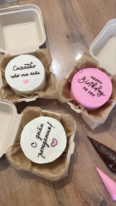 Бенто тортики в наличии