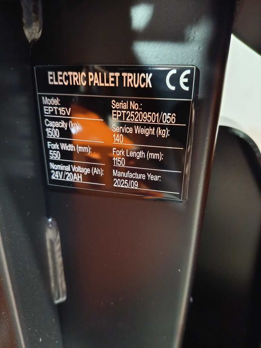 Електрическа палетна количка- EPT15
